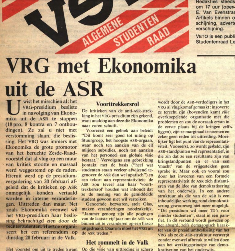 VRG in 1984