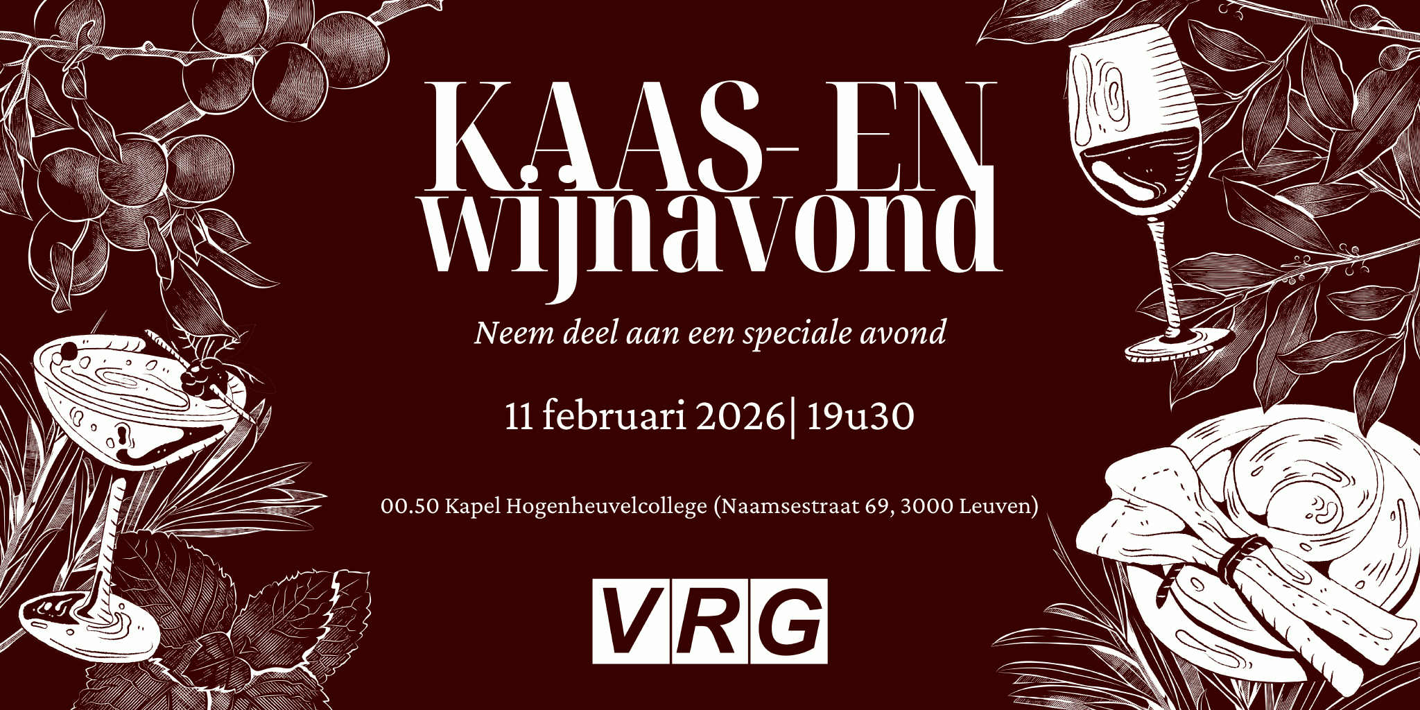 VRG Kaas- en wijnavond